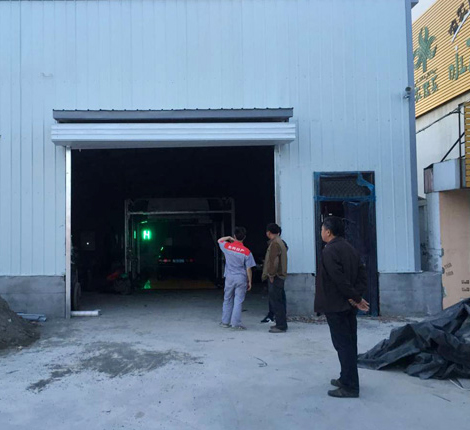Touchless car wash shop in Gansu ordered a set of Leisuwash 360