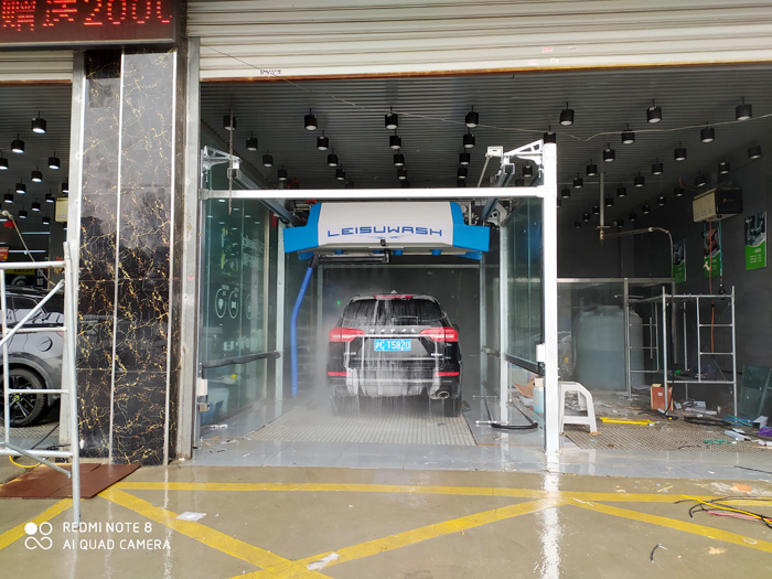 Leisuwash 360 car washing machine was installed and put into use in Baibo Automobile Service, Xuzhou City, Jiangsu Province