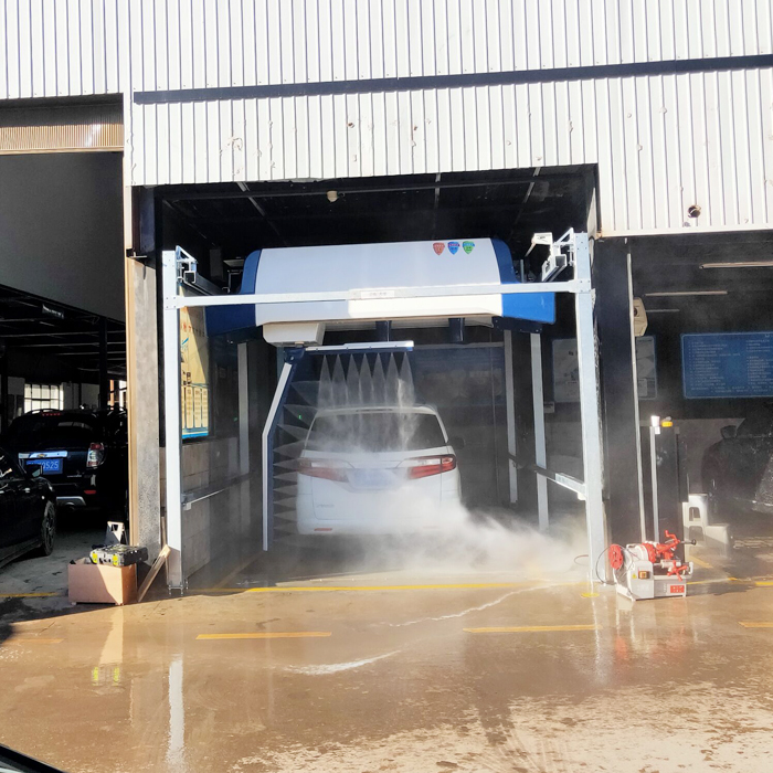 Leisuwash 360 car washing machine was installed and put into use at the Huaqiang Famous Car Club in Dali, Yunnan Province