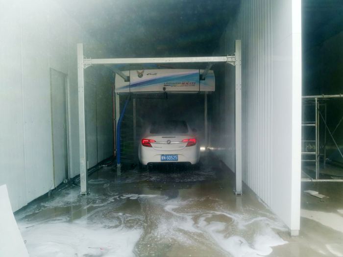 The S90 car washing machine was installed at the State Reserve Energy Gas Station in Shijiazhuang City, Hebei Province
