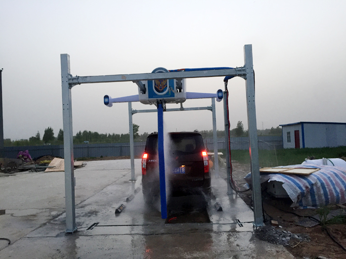 The X1 car washing machine was installed at the Sinopec gas station in Changyuan City, Xinxiang City, Henan Province