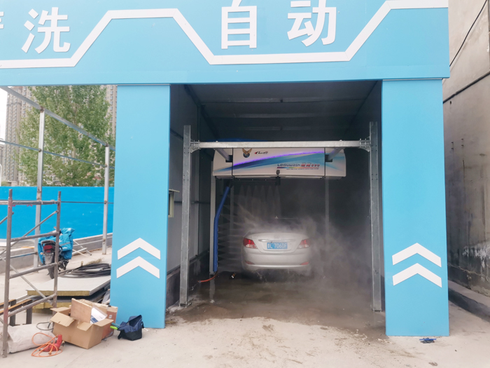 The S90 car washing machine was installed at the Sinohe Petroleum Gas Station in Huozhou City, Shanxi Province
