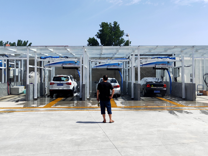 Two 360 and three S90 car washers have been installed at the China Petroleum Gas Station in Nanyang City