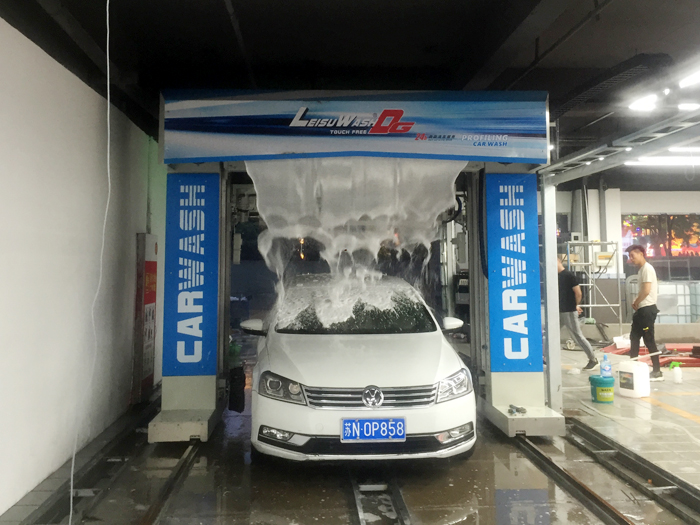 DG profiling car washing machine installed in Tmall, Suqian City, Jiangsu Province