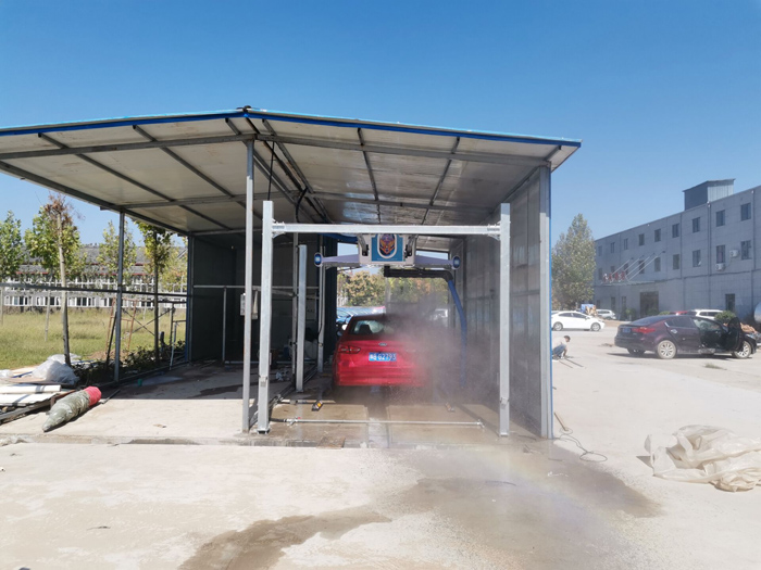 The X1 car washer was refitted and installed at Jinhui Automobile in Kaifeng City, Henan Province